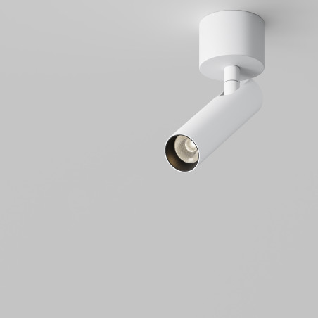 Plafon aluminiowy biały C141CL-L125-6W3K-W z serii Focus T - Lampy Maytoni