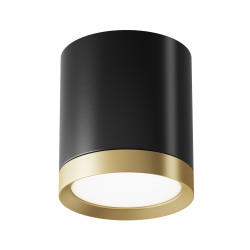 Plafon czarno-złoty C086CM-GX53-MRD-BG z serii Hoop - Lampy Maytoni