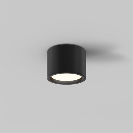 Plafon aluminiowy czarny C090CL-10W3K-B z serii Hydra - Lampy Maytoni