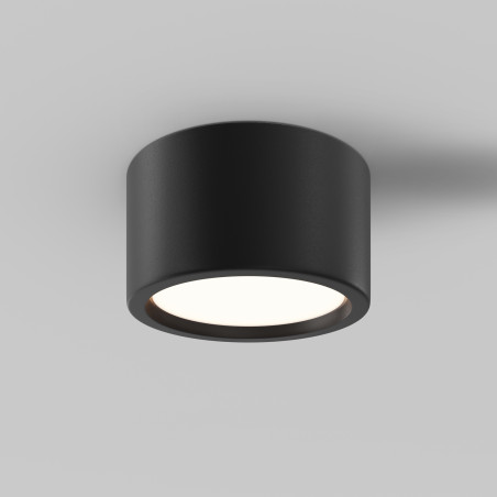 Plafon aluminiowy czarny C090CL-15W3K-B z serii Hydra - Lampy Maytoni