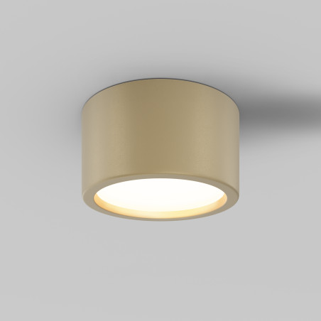 Plafon aluminiowy złoty matowy C090CL-15W3K-MG z serii Hydra - Lampy Maytoni