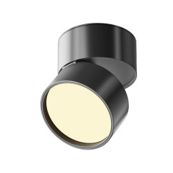 Plafon aluminiowy czarny C024CL-12W2.7K-B-1 z serii Onda - Lampy Maytoni
