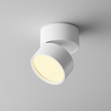 Plafon aluminiowy biały C024CL-12W2.7K-W-1 z serii Onda - Lampy Maytoni