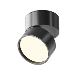 Plafon aluminiowy czarny C024CL-12W3K-B-1 z serii Onda - Lampy Maytoni
