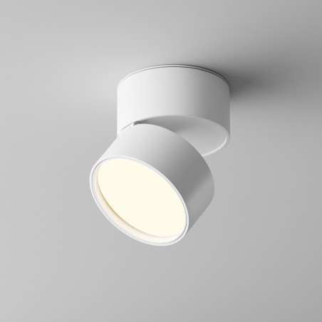 Plafon aluminiowy biały C024CL-12W3K-W-1 z serii Onda - Lampy Maytoni