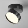 Plafon aluminiowy czarny C024CL-18W3K-B-1 z serii Onda - Lampy Maytoni