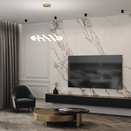 Plafon czarny C088CL-GX53-B z serii Polar - Lampy Maytoni