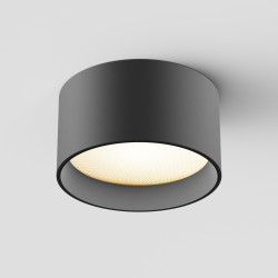 Plafon aluminiowy czarny C089CL-12W3K-B z serii Vega - Lampy Maytoni
