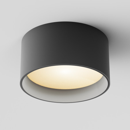 Plafon aluminiowy czarny C089CL-15W3K-B z serii Vega - Lampy Maytoni
