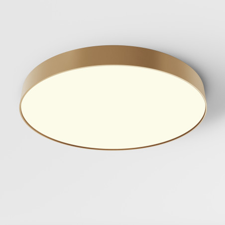 Plafon aluminiowy złoty matowy C032CL-90W3K-RD-MG z serii Zon - Lampy Maytoni
