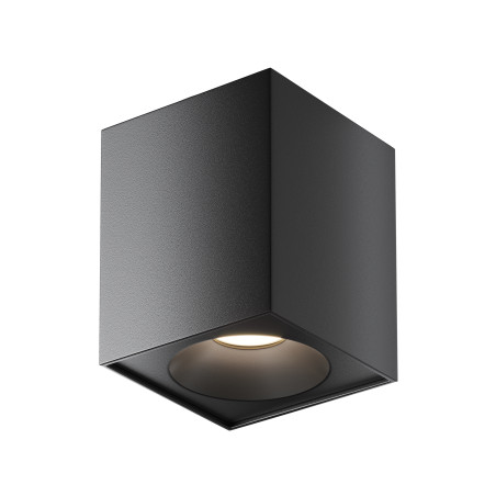 Plafon aluminiowy czarny C030CL-01B z serii Zoom - Lampy Maytoni