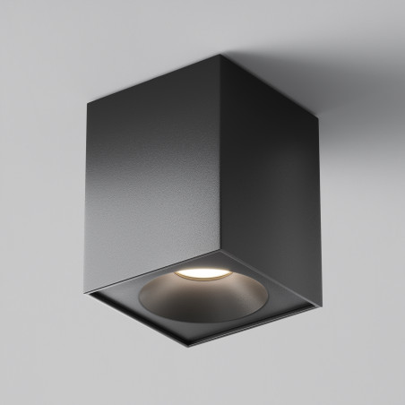Plafon aluminiowy czarny C030CL-01B z serii Zoom - Lampy Maytoni