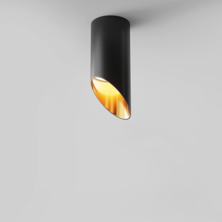 Plafon aluminiowy czarny C044CL-01-15GU10-B z serii Lipari - Lampy Maytoni