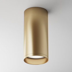 Plafon aluminiowy złoty matowy C010CL-01MG z serii Focus - Lampy Maytoni