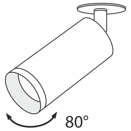 Oprawa podtynkowa aluminiowa biała C018CL-01W z serii Focus - Lampy Maytoni