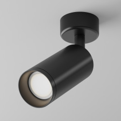 Plafon aluminiowy czarny C017CW-01B z serii Focus - Lampy Maytoni