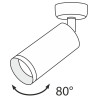 Plafon aluminiowy czarny C017CW-01B z serii Focus - Lampy Maytoni