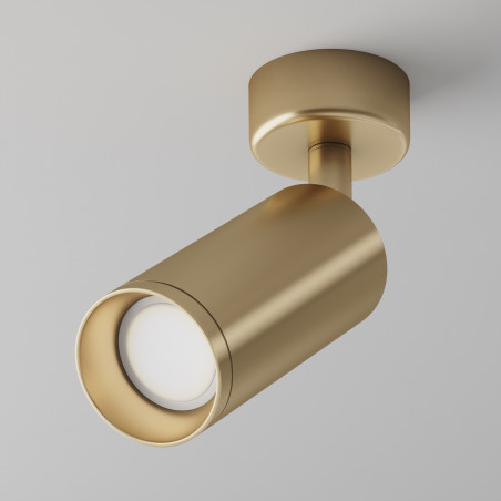 Plafon aluminiowy złoty matowy C017CW-01MG z serii Focus - Lampy Maytoni