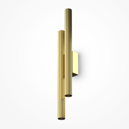Kinkiet aluminiowy mosiężny C082WL-24W2.7K-BS z serii Calipso - Lampy Maytoni