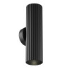 Kinkiet aluminiowy czarny 2-punktowy C106WL-02-GU10-B z serii Calipso - Lampy Maytoni