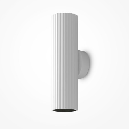 Kinkiet aluminiowy biały 2-punktowy C106WL-02-GU10-W z serii Calipso - Lampy Maytoni