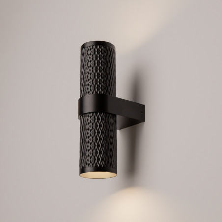 Kinkiet aluminiowy czarny 2-punktowy C069WL-02B z serii Focus Design - Lampy Maytoni