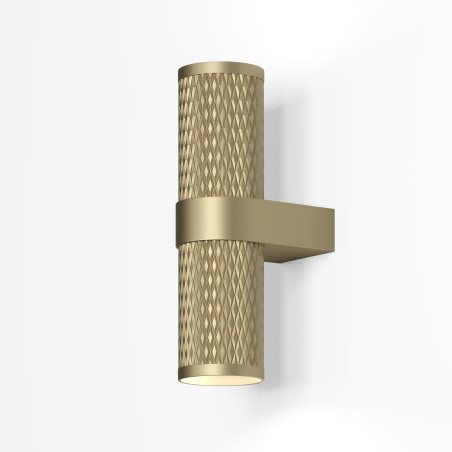 Kinkiet aluminiowy złoty matowy 2-punktowy C069WL-02MG z serii Focus Design - Lampy Maytoni