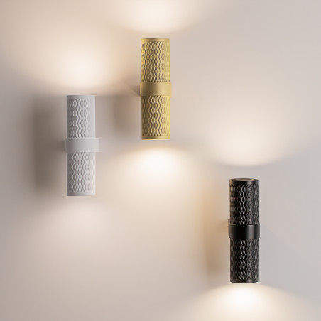 Kinkiet aluminiowy złoty matowy 2-punktowy C069WL-02MG z serii Focus Design - Lampy Maytoni