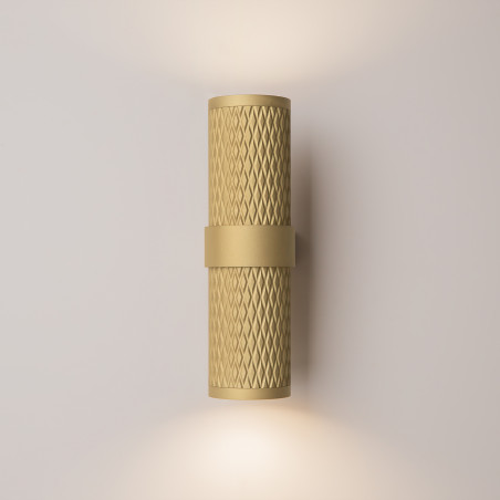 Kinkiet aluminiowy złoty matowy 2-punktowy C069WL-02MG z serii Focus Design - Lampy Maytoni