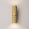 Kinkiet aluminiowy złoty matowy 2-punktowy C069WL-02MG z serii Focus Design - Lampy Maytoni
