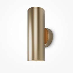 Kinkiet aluminiowy złoty matowy 2-punktowy C068WL-02MG z serii FOCUS S - Lampy Maytoni