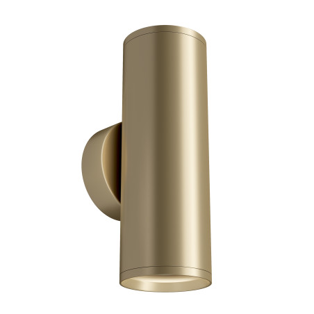 Kinkiet aluminiowy złoty matowy 2-punktowy C068WL-02MG z serii FOCUS S - Lampy Maytoni
