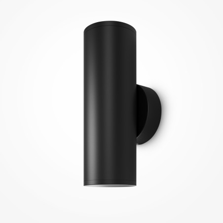 Kinkiet aluminiowy czarny 2-punktowy C068WL-02B z serii FOCUS S - Lampy Maytoni