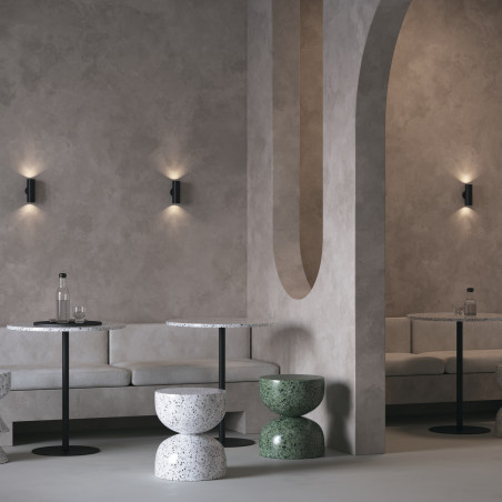 Kinkiet aluminiowy czarny 2-punktowy C068WL-02B z serii FOCUS S - Lampy Maytoni