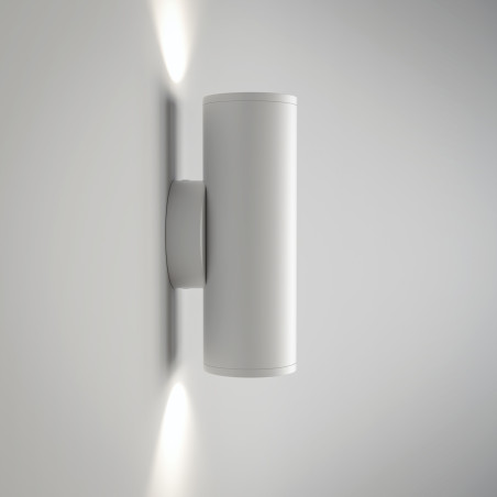 Kinkiet aluminiowy biały 2-punktowy C068WL-02W z serii FOCUS S - Lampy Maytoni