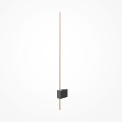 Kinkiet aluminiowy czarny C070WL-L6GB3K z serii Pars - Lampy Maytoni