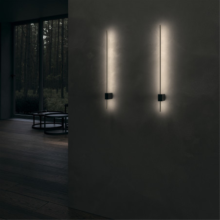 Kinkiet aluminiowy czarny C070WL-L6GB3K z serii Pars - Lampy Maytoni
