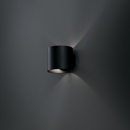 Kinkiet aluminiowy czarny C066WL-01B z serii Rond - Lampy Maytoni