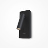 Kinkiet aluminiowy czarny C041WL-L3B3K z serii Mirax - Lampy Maytoni