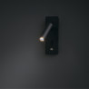 Kinkiet aluminiowy czarny C041WL-L3B3K z serii Mirax - Lampy Maytoni