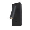 Kinkiet aluminiowy czarny C041WL-L3B3K z serii Mirax - Lampy Maytoni
