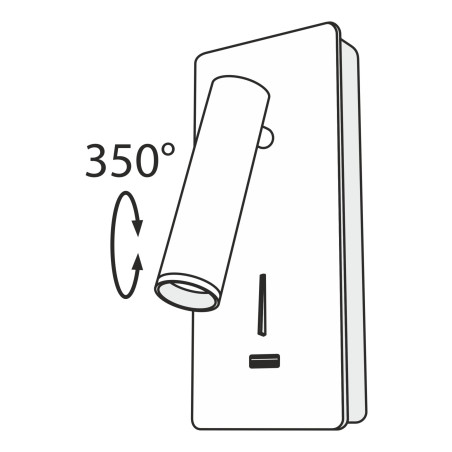 Kinkiet aluminiowy czarny C041WL-L3B3K z serii Mirax - Lampy Maytoni