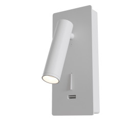 Kinkiet aluminiowy biały C041WL-L3W3K z serii Mirax - Lampy Maytoni