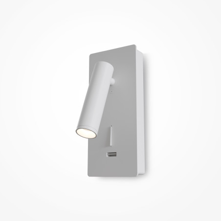 Kinkiet aluminiowy biały C041WL-L3W3K z serii Mirax - Lampy Maytoni