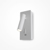 Kinkiet aluminiowy biały C041WL-L3W3K z serii Mirax - Lampy Maytoni