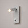 Kinkiet aluminiowy biały C041WL-L3W3K z serii Mirax - Lampy Maytoni