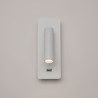 Kinkiet aluminiowy biały C041WL-L3W3K z serii Mirax - Lampy Maytoni