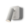 Kinkiet aluminiowy biały C039WL-L3W3K z serii Mirax - Lampy Maytoni