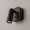 Kinkiet aluminiowy czarny C039WL-L3B3K z serii Mirax - Lampy Maytoni