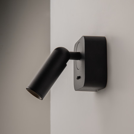 Kinkiet aluminiowy czarny C039WL-L3B3K z serii Mirax - Lampy Maytoni